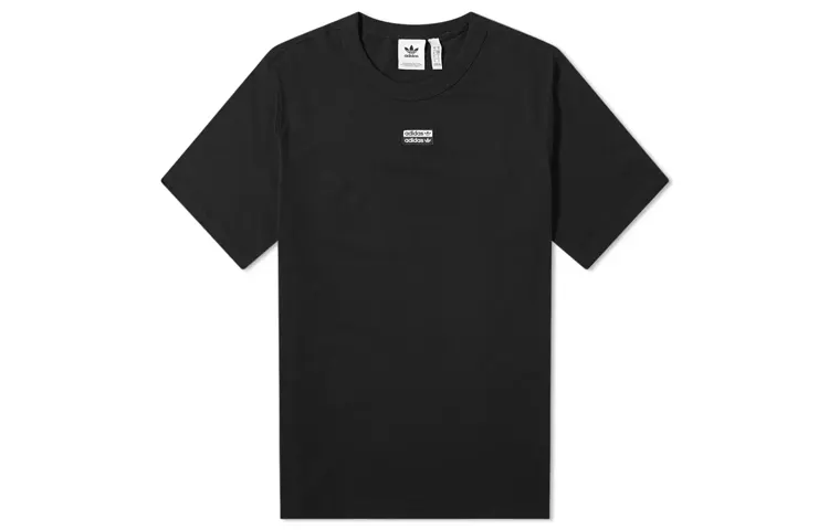Adidas Originals R.Y.V T Shirts Men's Crew Neck Moderate Straight Fit
