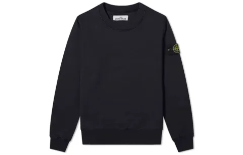 STONE ISLAND Compass-patch Crew-neck Sweatshirt