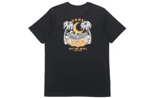 Vans T Shirts Men's Crew Neck Moderate Straight Fit
