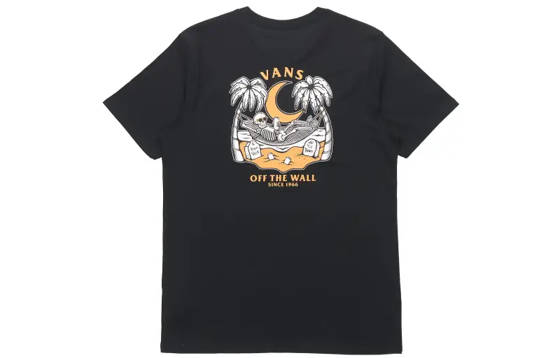 Vans T Shirts Men's Crew Neck Moderate Straight Fit