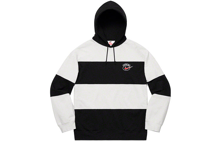 Supreme X Nike Stripe Hooded Sweatshirt