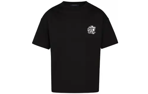 LOUIS VUITTON New Quarterly Products Of LV T Shirts Men's Crew Neck Moderate Straight Fit