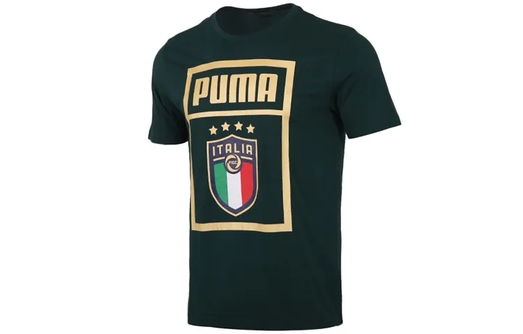 PUMA T-Shirts Men's Crew Neck Moderate Straight Fit