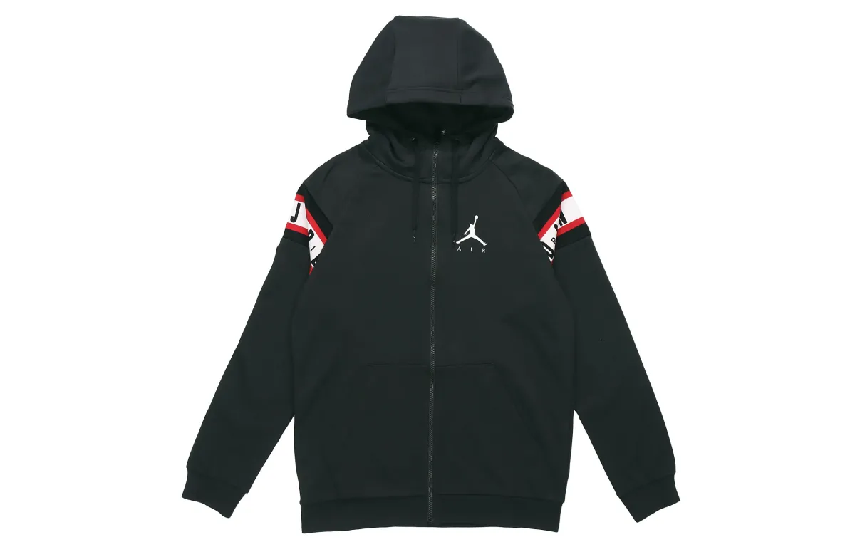 Jordan Jumpman Sweatshirts Men's Hooded Moderate Cardigan