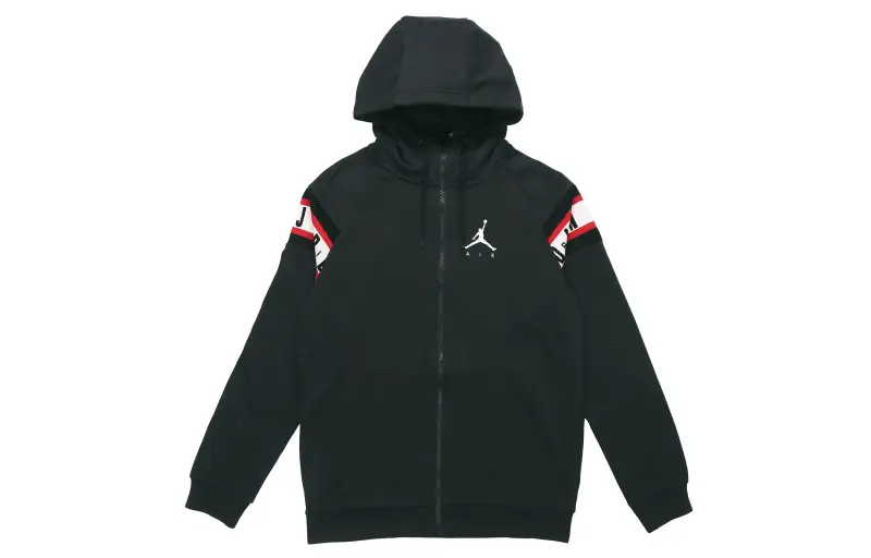 Jordan Jumpman Sweatshirts Men's Hooded Moderate Cardigan