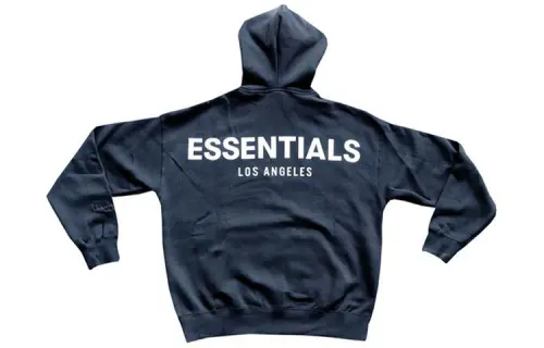 Fear Of God Essentials FW19 Sweatshirts Men's Black Hooded Moderate Regular