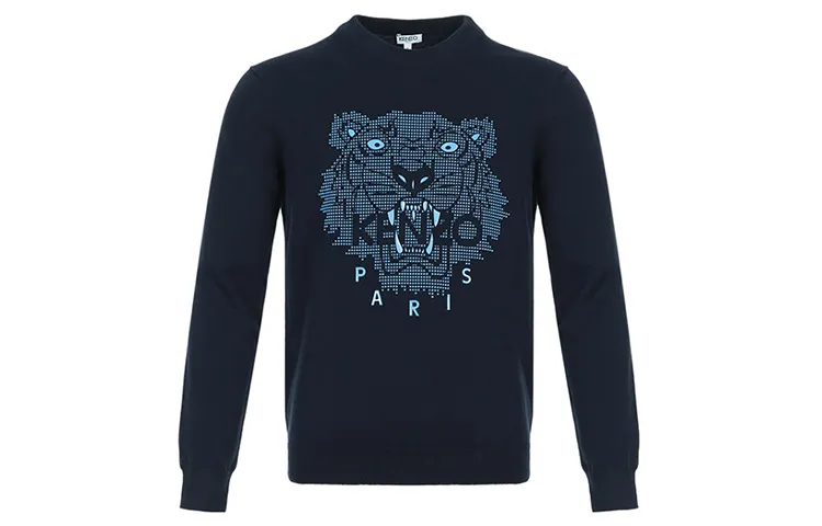 KENZO Sweatshirts Men's Crew Neck Moderate Regular
