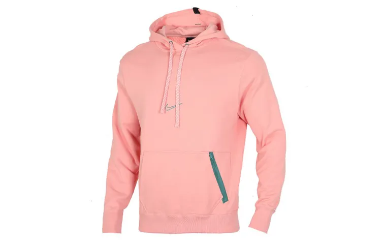 Nike Sweatshirts Men's Pink Hooded Moderate Regular