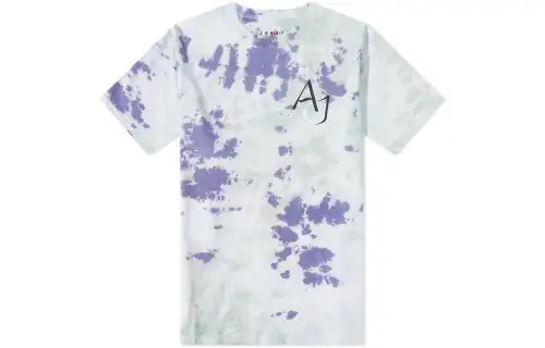 Jordan T Shirts Men's Multicolor Crew Neck Moderate Straight Fit