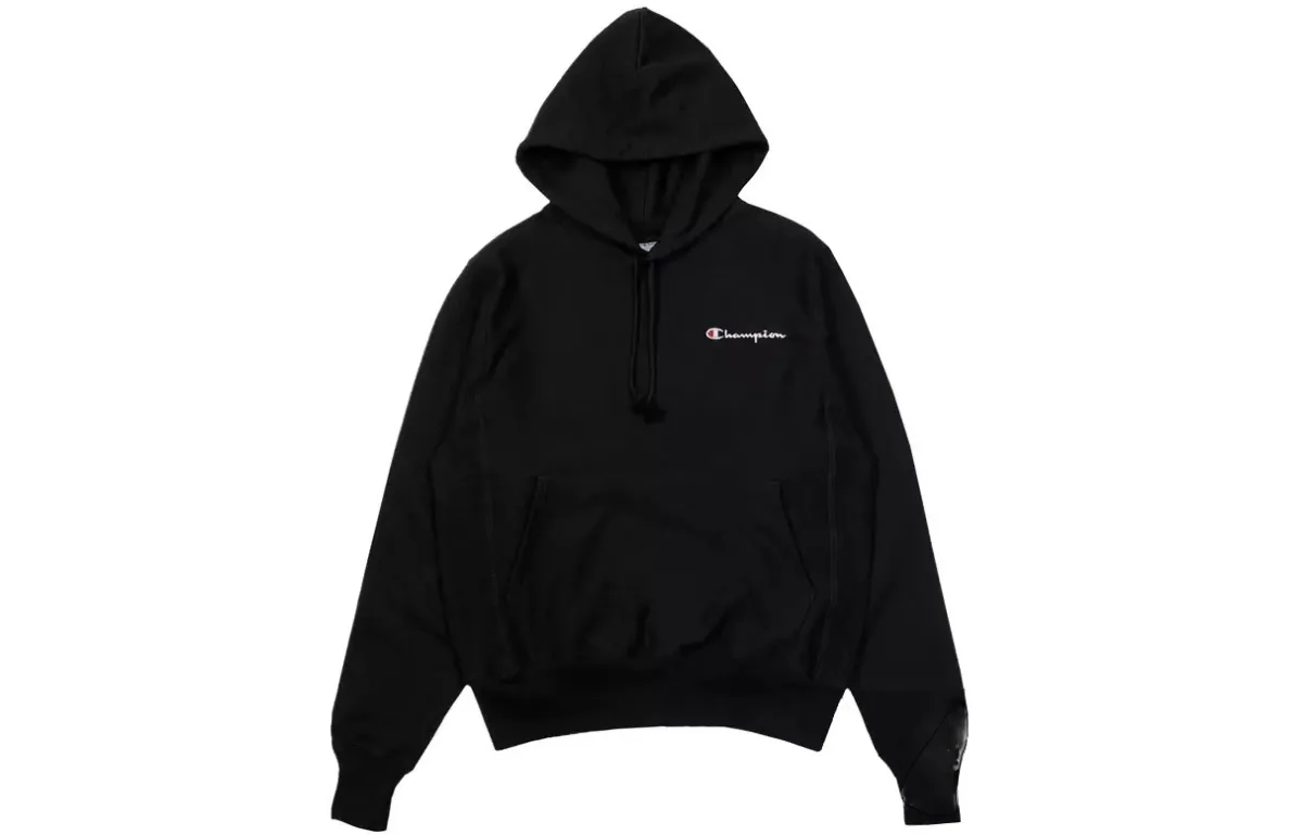 Champion Sweatshirt US Version Unisex Black