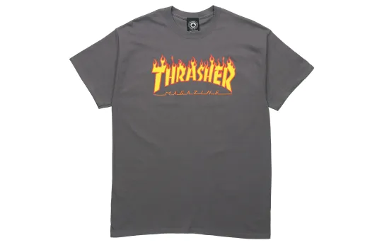 Thrasher T Shirts Unisex Crew Neck Moderate Straight Fit