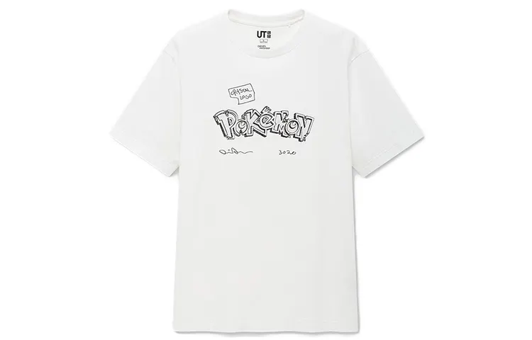 UNIQLO X Pokemon X UNIQLO Crystal Logo Tee Japanese Mens Sizing