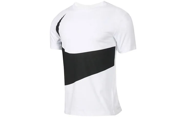 Nike T-Shirts Men's Crew Neck Moderate Straight Fit