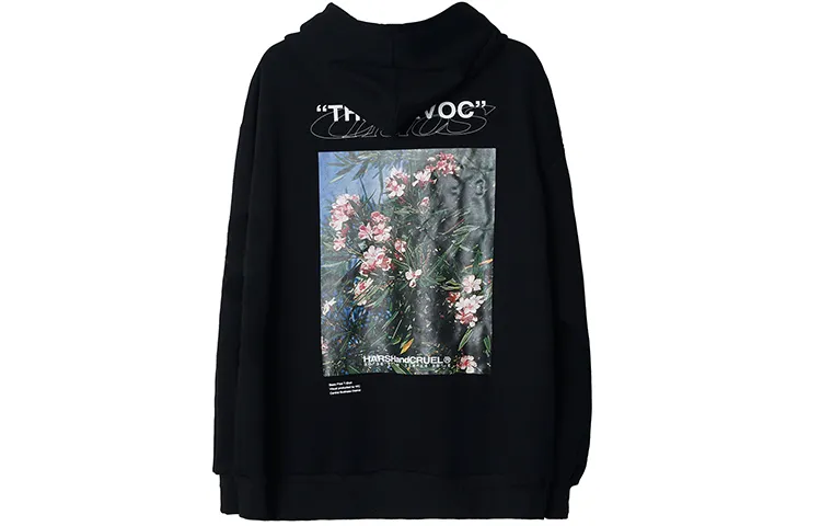 HARSH AND CRUEL Sweatshirts Unisex Hooded Thickened Regular