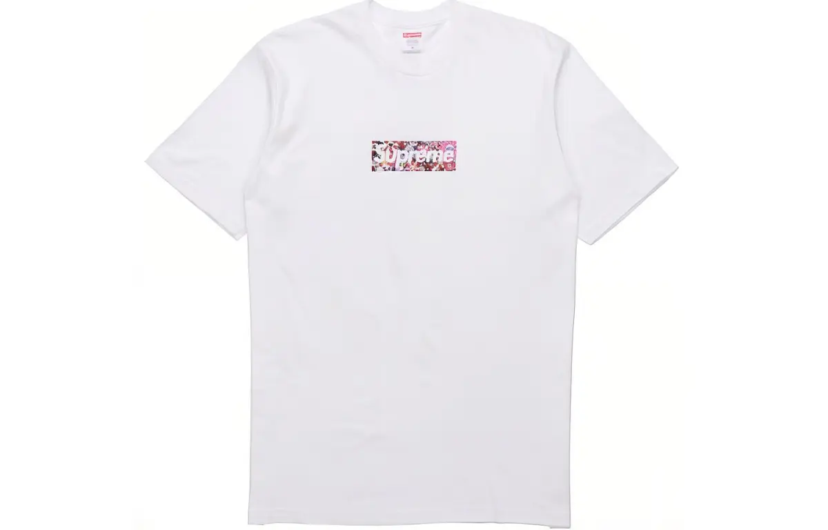 Supreme Takashi Murakami COVID 19 Relief Box Logo Tee