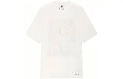 UNIQLO Flower Skulls T-Shirt US Mens Sizing