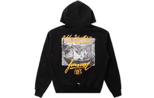 OFF WHITE Summer Graphic Print Hoodie