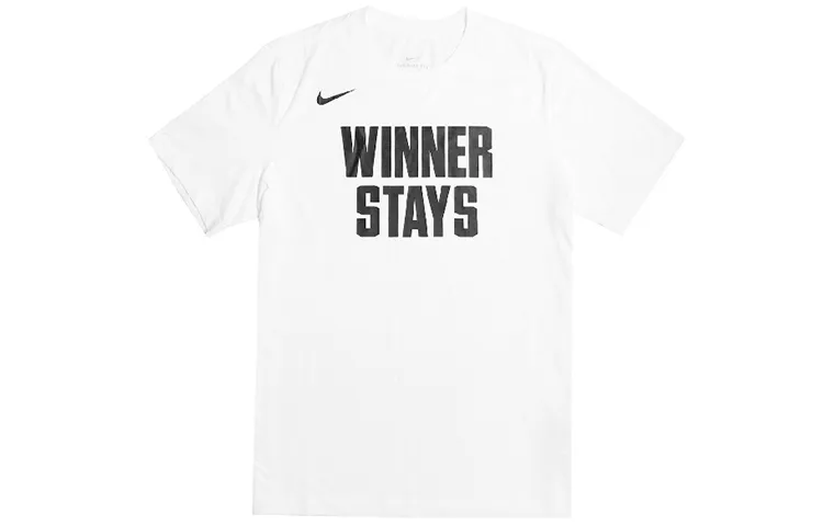 Nike T-Shirts Men's Crew Neck Moderate Straight Fit
