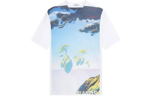 Valentino T Shirts Men's White Crew Neck Moderate Straight Fit