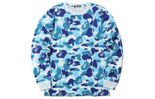 A BATHING APE Bape T Shirts Unisex Crew Neck Moderate Straight Fit