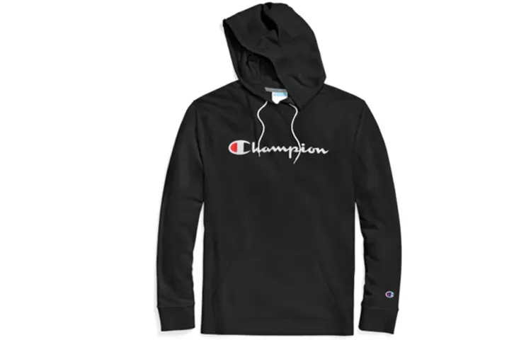 Champion Sweatshirt US Version Unisex Black