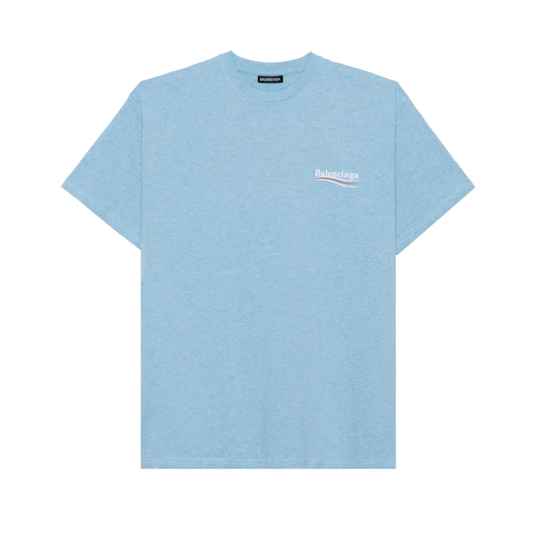 Balenciaga T Shirt Men's Carolina Blue
