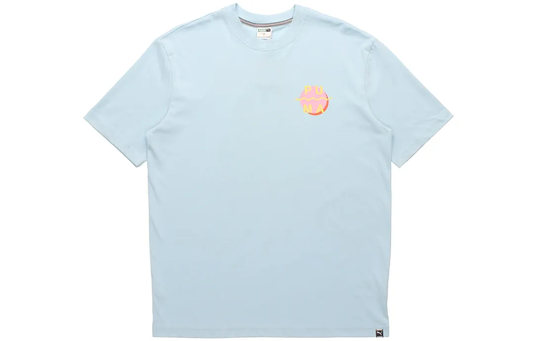 PUMA Set-in Sleeve T-Shirt Men's Sky Blue