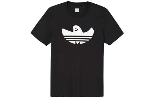Adidas Originals T Shirts Men's Crew Neck Moderate Straight Fit