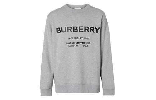 Burberry Sweatshirts Men's Crew Neck Moderate Regular