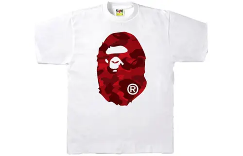 A BATHING APE Head Series T Shirt Unisex White