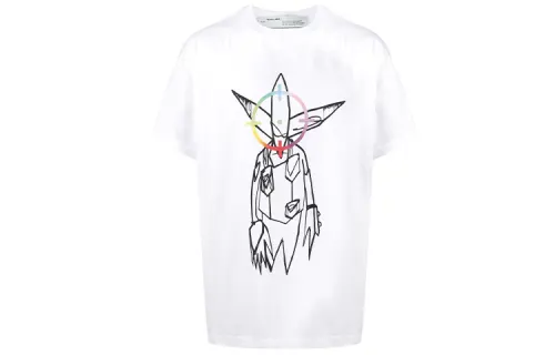 OFF WHITE X Futura Oversized Fit Alien T Shirt
