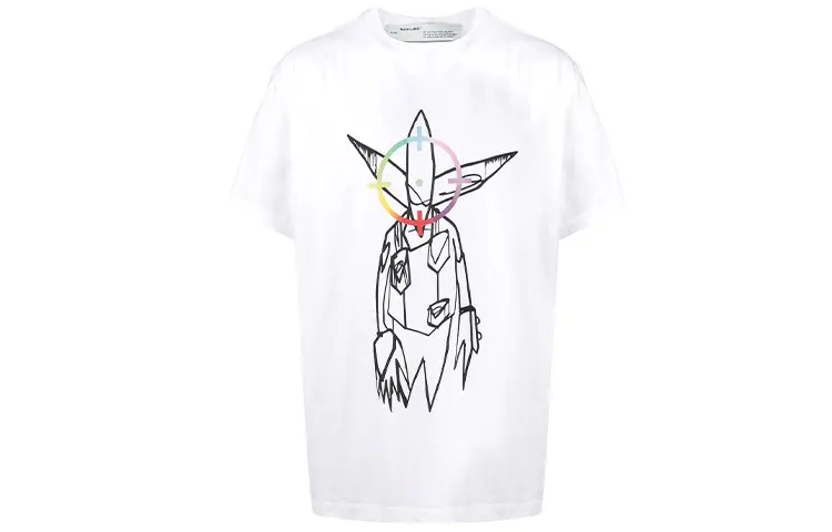 OFF WHITE X Futura Oversized Fit Alien T Shirt