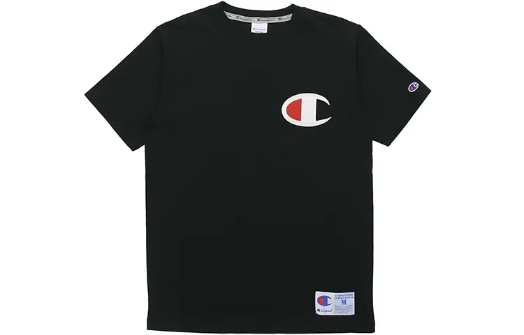 Champion T Shirt Japan Version Unisex Black