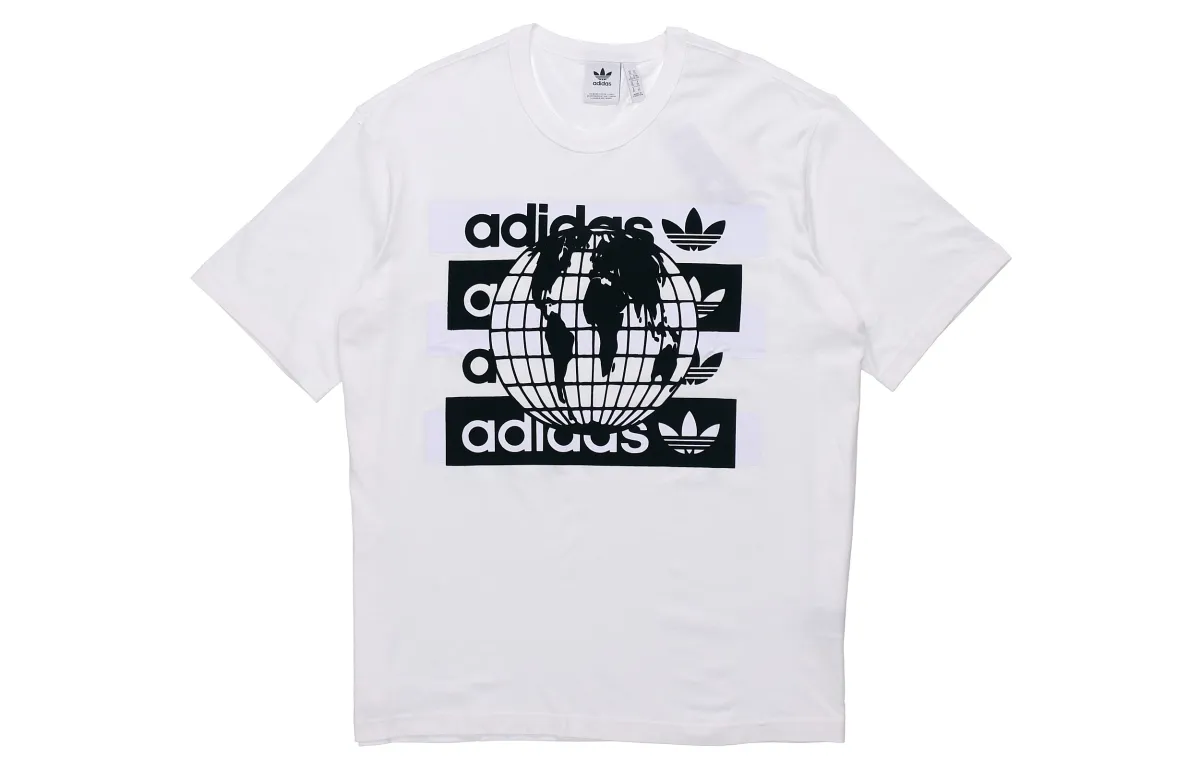 Adidas Originals Drop Shoulder Sleeve T Shirt Men's White