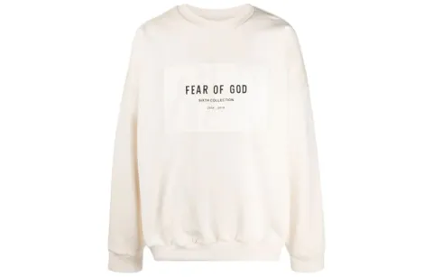 Fear Of God Patch Logo Crewneck Sweatshirt