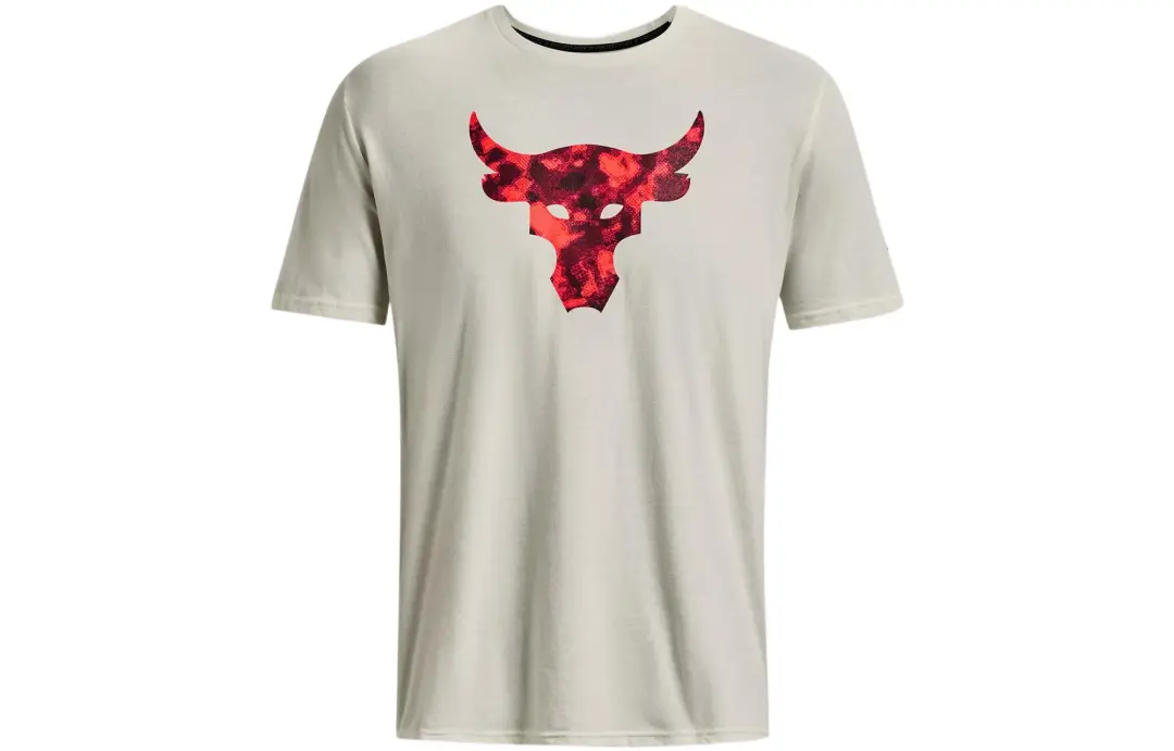 Under Armour Project Rock T Shirt Men's Ivory White