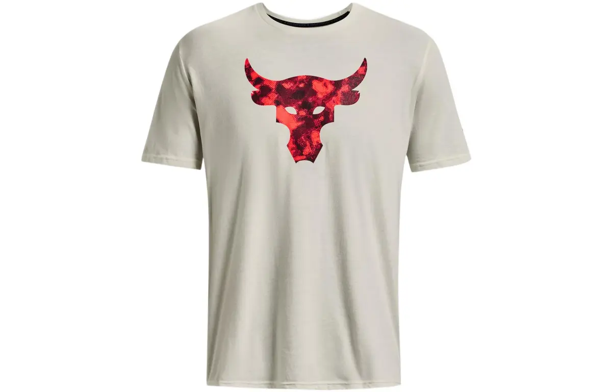 Under Armour Project Rock T Shirt Men's Ivory White