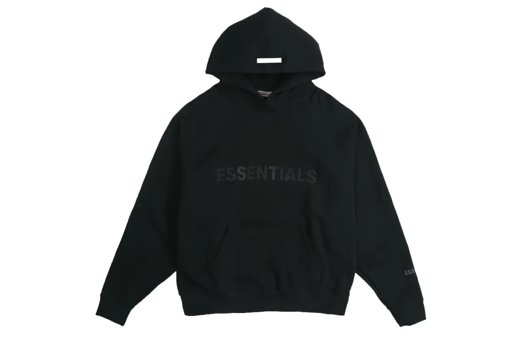 Fear Of God Essentials 3D Silicon Applique Pullover Hoodie