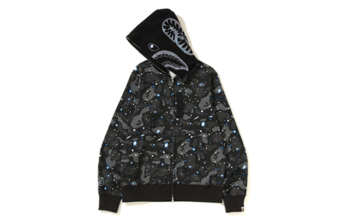Bape Relaxed Space Camo Full Zip Hoodie