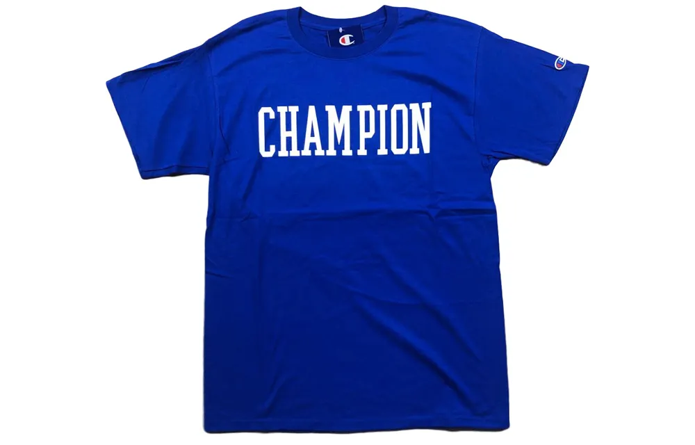 Champion T Shirt US Version Unisex Royal Blue