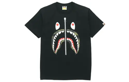 Bape A BATHING APE 1st Camo Shark Tee