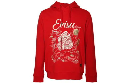EVISU Sweatshirts Men's Hooded Moderate Regular