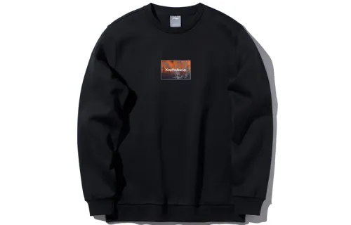 Li Ning Sports Fashion Collection Sweatshirts Men's Crew Neck Thickened Regular
