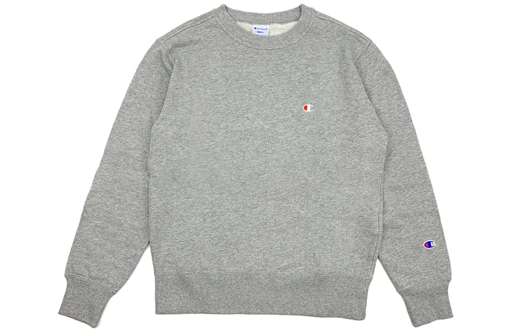 Champion Sweatshirt Japan Version Unisex Light Gray