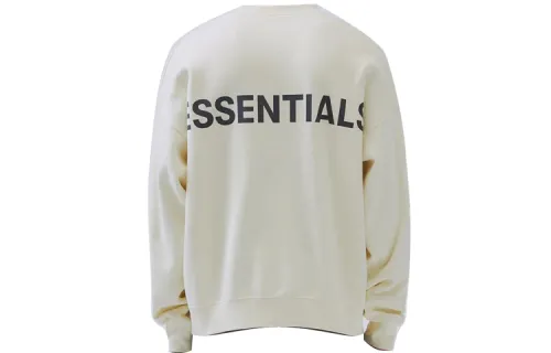 Fear Of God Essentials FW19 Sweatshirts Unisex Crew Neck Moderate Regular