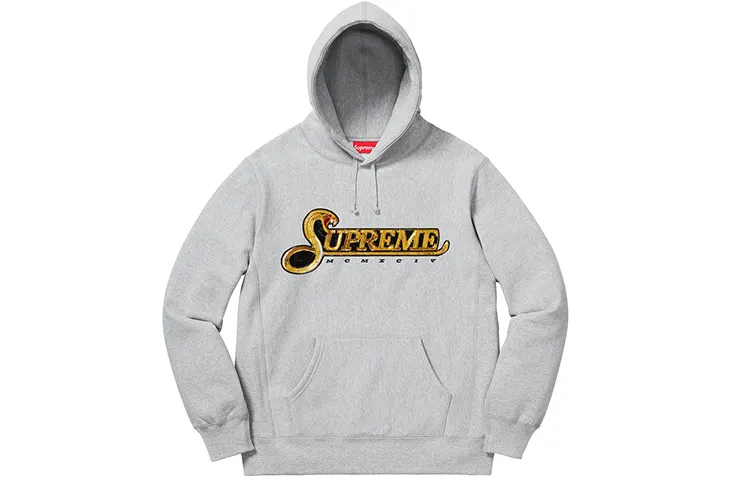 Supreme Sequin Viper Hooded Sweatshirt