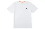 Timberland T Shirts Men's White Crew Neck Moderate Straight Fit