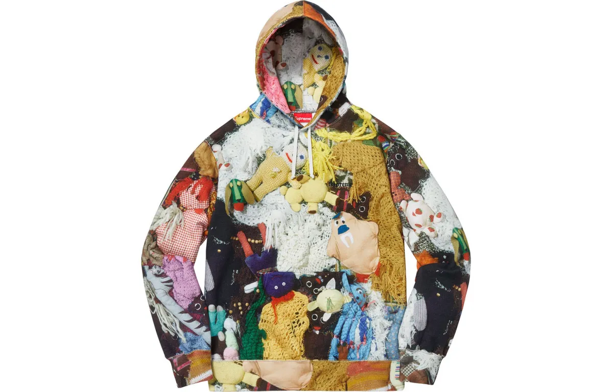 Supreme Co branded Collection FW18 Mike Kelley More Love Hours Than Can Ever Be Repaid Hooded