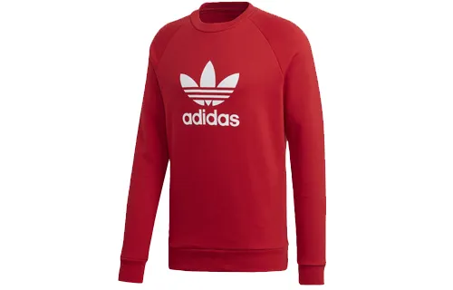 Adidas Originals Trefoil Sweatshirts Men's Crew Neck Moderate Regular