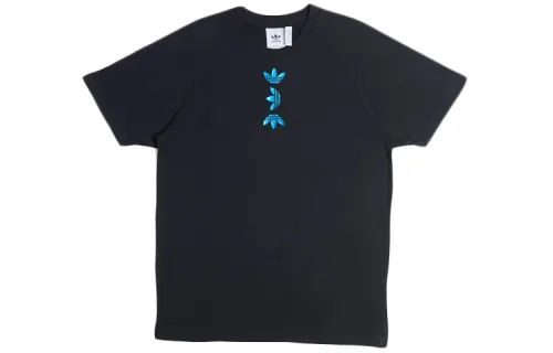 Adidas Originals T Shirts Men's Crew Neck Moderate Straight Fit
